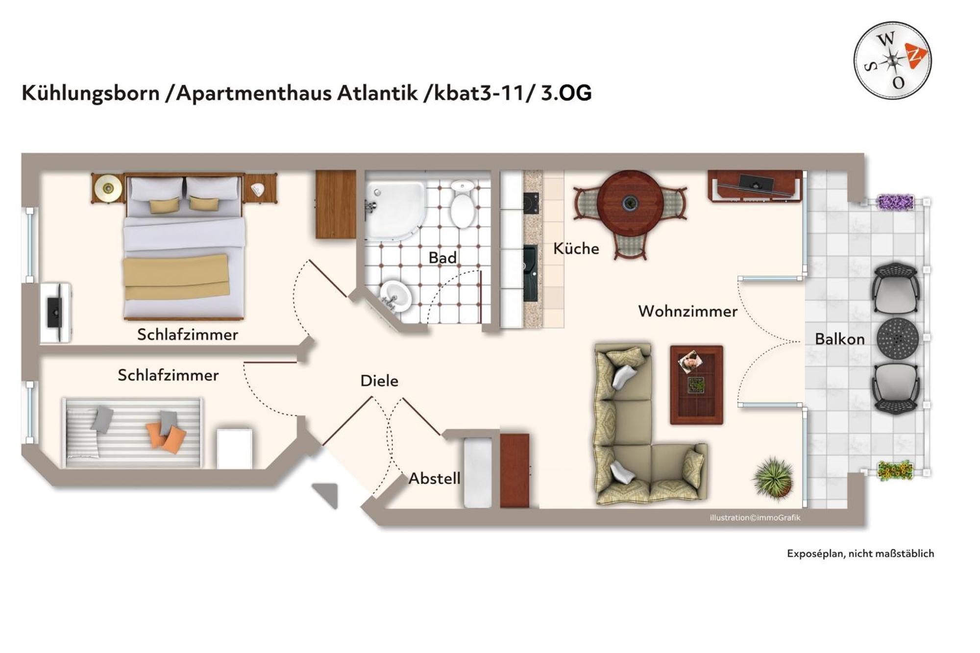 Apartmenthaus Atlantik Apartmenthaus Atlantik 311 Kuhlungsborn Bagian luar foto